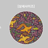 韓國傳統繪畫鳳凰圖案棉織物韓國製造半碼